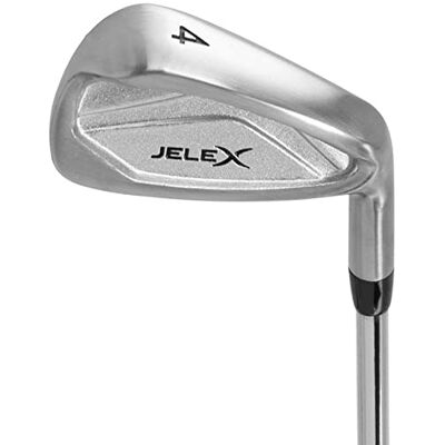 JELEX Golfijzer voor rechtshandigen van roestvrij staal voor beginners en professionals, voor de golfbaan of voor training op de slagmat, ijzer 3, 4, 5, 6, 7 en SW, PW JELEX Golfijzer voor rechtshandigen van roestvrij staal voor beginners en professionals, voor de golfbaan of voor training op de slagmat, ijzer 3, 4, 5, 6, 7 en SW, PW