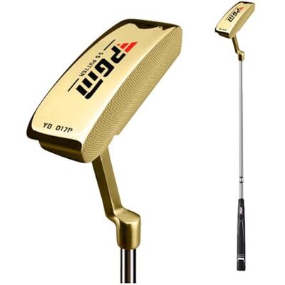 gaonolf Canne de putter de club de golf pour gauchers/droitiers Pour homme et femme Pour droitier Doré gaonolf Canne de putter de club de golf pour gauchers/droitiers Pour homme et femme Pour droitier Doré