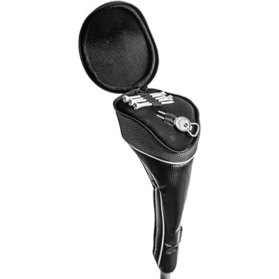 Longridge Magnetix Driver Golf Head Cover Zwart Longridge Magnetix Driver Golf Head Cover Zwart