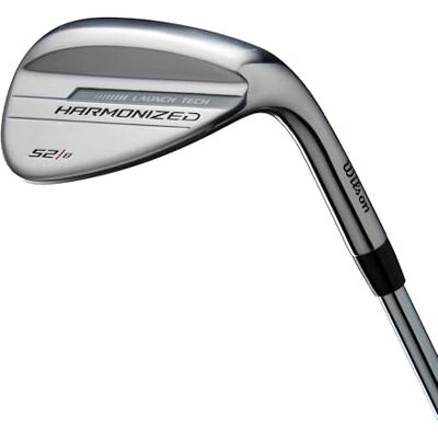 Wilson Harmonized 52 RH Wedge Steel, Zilver/Zwart Wilson Harmonized 52 RH Wedge Steel, Zilver/Zwart
