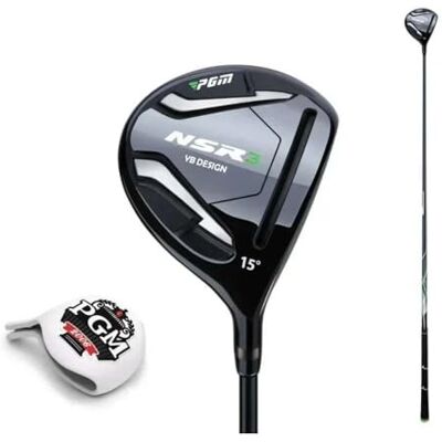 golfclab Club de golf en bois #1/3/5/hybride avec manche en graphite R/S pour droitier pour homme droitier Bois de parcours en fer hybride avec couvre-tête (noir, #3-S, carbone) golfclab Club de golf en bois #1/3/5/hybride avec manche en graphite R/S pour droitier pour homme droitier Bois de parcours en fer hybride avec couvre-tête (noir, #3-S, carbone)