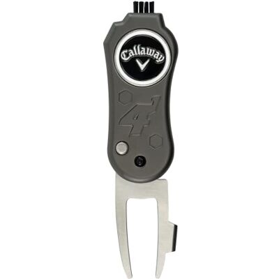 Callaway 4-in-1 unisex golf divot tool, zwart, één maat UK Callaway 4-in-1 unisex golf divot tool, zwart, één maat UK