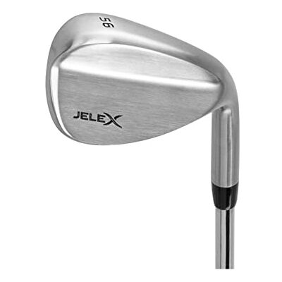 JELEX Golf Wedge rechterhand van roestvrij staal voor dames en heren, lengte 88-92 cm, verbindingshoek 64 graden, gewicht 480 g, ergonomische rubberen handgreep, onderhoudsvriendelijk en duurzaam JELEX Golf Wedge rechterhand van roestvrij staal voor dames en heren, lengte 88-92 cm, verbindingshoek 64 graden, gewicht 480 g, ergonomische rubberen handgreep, onderhoudsvriendelijk en duurzaam