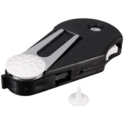 LL-Golf ® 5-in-1 golfgereedschap met divot-tool, golfbalmarker, golfclubborstel, schokteller en riemclip of golftas/golfgereedschap LL-Golf ® 5-in-1 golfgereedschap met divot-tool, golfbalmarker, golfclubborstel, schokteller en riemclip of golftas/golfgereedschap