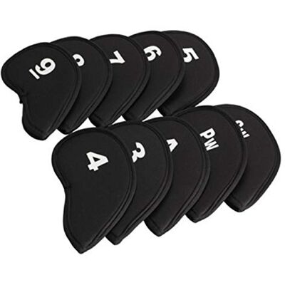 LL-Golf ® Golfclub muts set voor SW Iron 9 / Iron Headcover Set/Cover voor golfclubs LL-Golf ® Golfclub muts set voor SW Iron 9 / Iron Headcover Set/Cover voor golfclubs