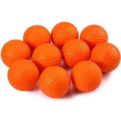 Kofull 24 stuks golfballen van polyurethaanschuim, voor binnen en buiten, 42 mm, oranje Kofull 24 stuks golfballen van polyurethaanschuim, voor binnen en buiten, 42 mm, oranje