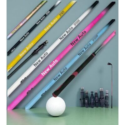 New Auto NewAuto SF405 Ensemble complet de golf compatible avec Autoflex Club Influenceur, longue distance, léger et facile à jouer + connecteur gratuit avec manchon et poignée (blanc, 99,1 cm) New Auto NewAuto SF405 Ensemble complet de golf compatible avec Autoflex Club Influenceur, longue distance, léger et facile à jouer + connecteur gratuit avec manchon et poignée (blanc, 99,1 cm)