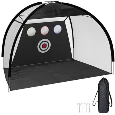 Relaxdays Golftrainingsnet, doelwit, draagtas en haringen, 200 x 300 x 170 cm (h x b x d) Relaxdays Golftrainingsnet, doelwit, draagtas en haringen, 200 x 300 x 170 cm (h x b x d)