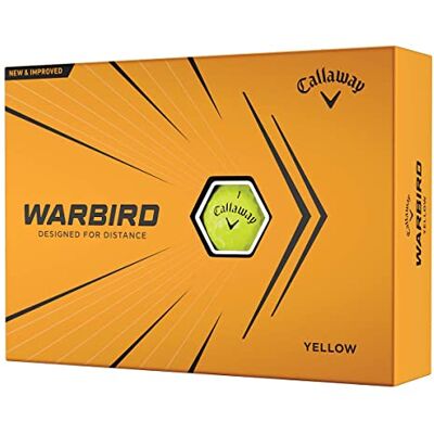 Callaway Warbird Unisex Golf 21 Intercity Lancering Golfballen Geel, Geel, 1 Dozen Callaway Warbird Unisex Golf 21 Intercity Lancering Golfballen Geel, Geel, 1 Dozen