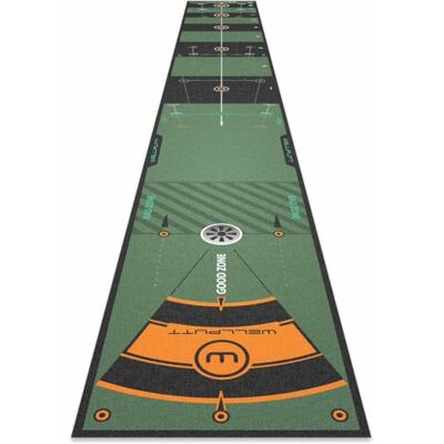 Wellputt Putting Mat Golf Training 4m Groen Wellputt Putting Mat Golf Training 4m Groen
