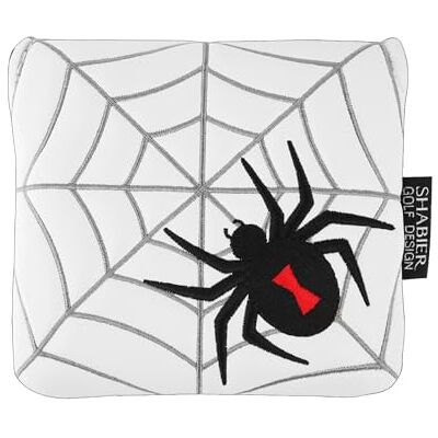 Outdoor Leisure TaylorMade Spider Tour Magneet Hot Golf Putter Cover, vierkant, wit Outdoor Leisure TaylorMade Spider Tour Magneet Hot Golf Putter Cover, vierkant, wit