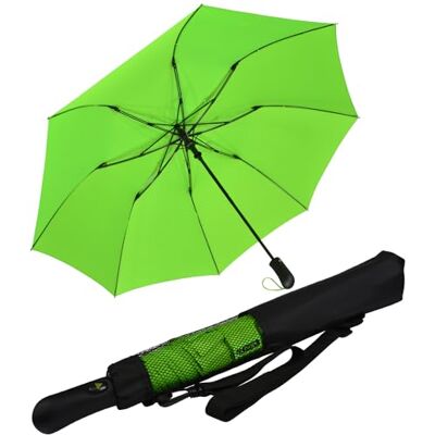 iX-brella XXL glasvezel golfparaplu 124 cm met automatisch systeem, Fluorescerend Groen iX-brella XXL glasvezel golfparaplu 124 cm met automatisch systeem, Fluorescerend Groen