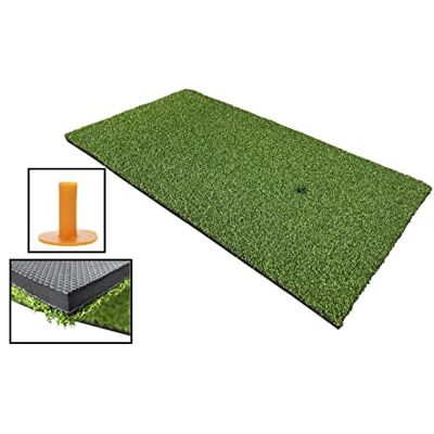 LL-Golf ® Golf afslagmat 60x30 cm/oefenmat/training practice range mat/golf matte incl. rubber tee LL-Golf ® Golf afslagmat 60x30 cm/oefenmat/training practice range mat/golf matte incl. rubber tee