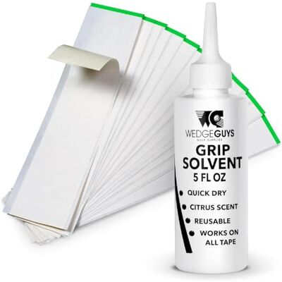 Wedge Guys Golfclubhandvatsets Professionele kwaliteit Opties omvatten haakmes, 15 of 30 plakstrips, oplosmiddel 5 of 226,8 g, oplosmiddel Wedge Guys Golfclubhandvatsets Professionele kwaliteit Opties omvatten haakmes, 15 of 30 plakstrips, oplosmiddel 5 of 226,8 g, oplosmiddel