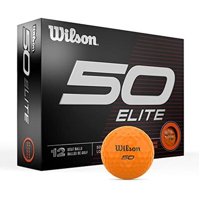 Wilson Fifty Elite Golfballen, 12 stuks Wilson Fifty Elite Golfballen, 12 stuks
