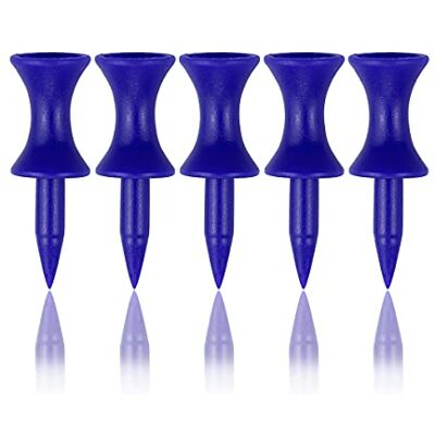 Zivisk Golf Tee van kunststof, blauw, 38 mm, 100 stuks Zivisk Golf Tee van kunststof, blauw, 38 mm, 100 stuks