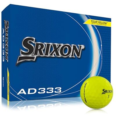 Srixon AD333 11 high-performance golfballen op afstand en snelheid, lage compressie, voor consistentie en controle, uitlijningslijn, premium golfaccessoires en geschenken Srixon AD333 11 high-performance golfballen op afstand en snelheid, lage compressie, voor consistentie en controle, uitlijningslijn, premium golfaccessoires en geschenken