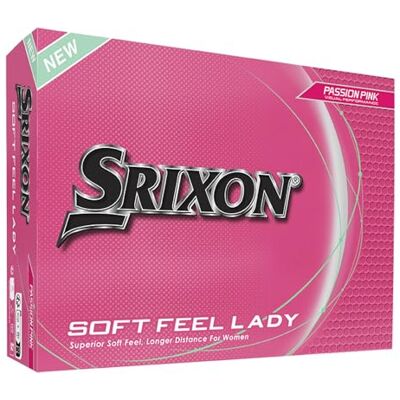Srixon Soft_Feel_Lady_8 golfballen voor volwassenen, uniseks Srixon Soft_Feel_Lady_8 golfballen voor volwassenen, uniseks