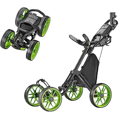 Caddytek Caddycruiser Golfwagen met 4 wielen, inklapbaar, met 1 klik, licht en compact, gemakkelijk te openen Caddytek Caddycruiser Golfwagen met 4 wielen, inklapbaar, met 1 klik, licht en compact, gemakkelijk te openen