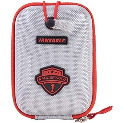 JAWEGOLF Golf afstandsmeter tas, harde hoes, buiktas, heuptas, tas, koppeling, opbergdoos, opbergtas (zilver), zilver., Minimalistisch JAWEGOLF Golf afstandsmeter tas, harde hoes, buiktas, heuptas, tas, koppeling, opbergdoos, opbergtas (zilver), zilver., Minimalistisch