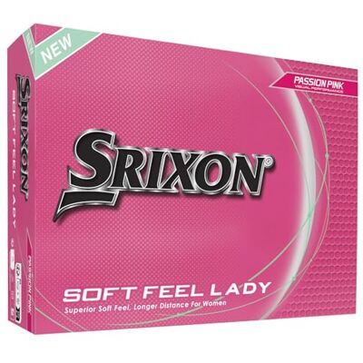 Srixon Soft_Feel_Lady_8 golfballen voor volwassenen, uniseks Srixon Soft_Feel_Lady_8 golfballen voor volwassenen, uniseks