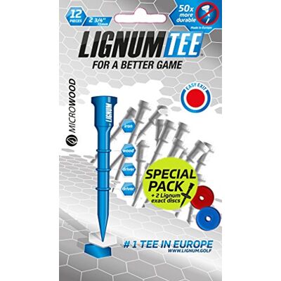 LIGNUM Boost Golf Tee 72 mm, uniseks, wit LIGNUM Boost Golf Tee 72 mm, uniseks, wit