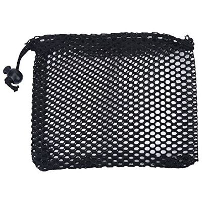 Dilwe Golfballen, opbergtas van zwart nylon, praktische opbergtas voor golf, met accessoires voor buiten (M) Dilwe Golfballen, opbergtas van zwart nylon, praktische opbergtas voor golf, met accessoires voor buiten (M)