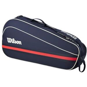 Wilson 2025 Team Tennisracket Tassen, Marineblauw/Rood, Houden tot 3 Rackets Wilson 2025 Team Tennisracket Tassen, Marineblauw/Rood, Houden tot 3 Rackets