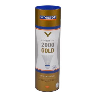 VICTOR International Nylonball Shuttle 2000 uniseks badminton stuurwielen VICTOR International Nylonball Shuttle 2000 uniseks badminton stuurwielen