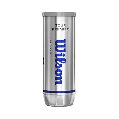 Wilson Tour Premier, Tennisballen, Box 3, voor alle coatings, geel, WRT109400 Wilson Tour Premier, Tennisballen, Box 3, voor alle coatings, geel, WRT109400