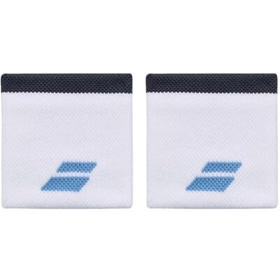 Babolat , Pols van badstof, model logo, jumbo-armband, één maat, kleur wit/zwart, snelle zweetabsorptie, breedte 10,5 cm, polsband voor sportschool, tennis, badminton paddel Babolat , Pols van badstof, model logo, jumbo-armband, één maat, kleur wit/zwart, snelle zweetabsorptie, breedte 10,5 cm, polsband voor sportschool, tennis, badminton paddel