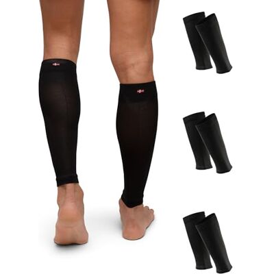 DANISH ENDURANCE Compressie Hoezen voor Kuiten, Hardlopen & Sporten, Boost Circulatie, voor Dames & Heren, 1-pak Manchon de Compression Mollet, 21-26 mmHg, Soutien Gradué pour Course, Voyages et Récupération, Unisexe M DANISH ENDURANCE Compressie Hoezen voor Kuiten, Hardlopen & Sporten, Boost Circulatie, voor Dames & Heren, 1-pak Manchon de Compression Mollet, 21-26 mmHg, Soutien Gradué pour Course, Voyages et Récupération, Unisexe M