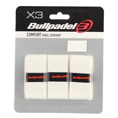 Bullpadel Overgrips 3 Unités Gb-1200 Blancs Bullpadel Overgrips 3 Unités Gb-1200 Blancs