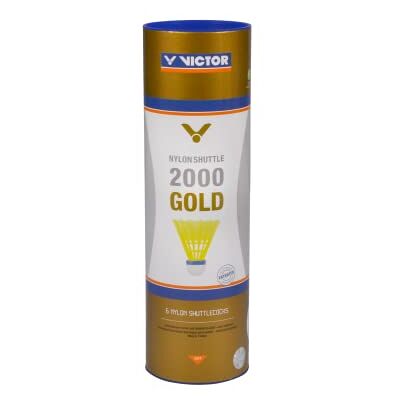 VICTOR International Nylonball Shuttle 2000 uniseks badminton stuurwielen VICTOR International Nylonball Shuttle 2000 uniseks badminton stuurwielen