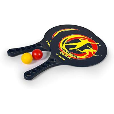 VICTOR Featherball Premium set strandbalset + 2 kunststof rackets + 2 ballen VICTOR Featherball Premium set strandbalset + 2 kunststof rackets + 2 ballen