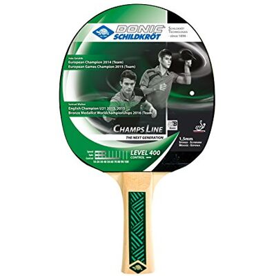 Schildkröt Donic- Tafeltennisracket velden lijn 400, spons 1,5 mm, jade coating ITTF, 705142 Schildkröt Donic- Tafeltennisracket velden lijn 400, spons 1,5 mm, jade coating ITTF, 705142