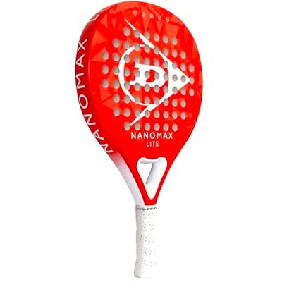 Dunlop Raquette de padel Nanomax Cadre en graphite Tête hybride Core Pro EVA Finition extra adhérente Puissance, rotation et contrôle Jeu Dunlop Raquette de padel Nanomax Cadre en graphite Tête hybride Core Pro EVA Finition extra adhérente Puissance, rotation et contrôle Jeu