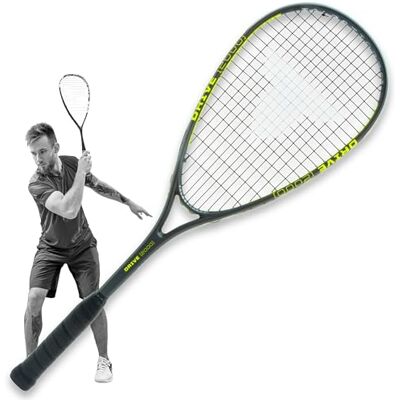 Talbot Torro Talbot-Torro DRIVE 2000 Squash Racket, licht en veelzijdig racket, voor beginners en amateurspelers, frame van grafietcomposiet, touw en klaar om te spelen Talbot Torro Talbot-Torro DRIVE 2000 Squash Racket, licht en veelzijdig racket, voor beginners en amateurspelers, frame van grafietcomposiet, touw en klaar om te spelen