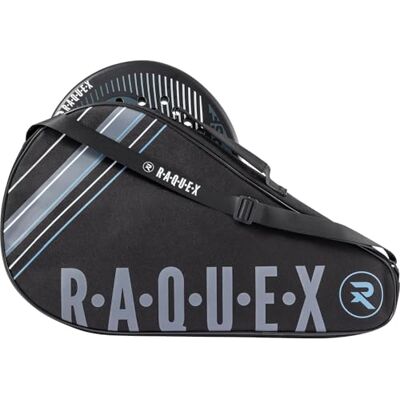 Raquex Enigma Padel of Pickleball racket tas (1R) zwart, voor dames en heren. Gewatteerde bescherming. Het perfecte paddel cadeau Raquex Enigma Padel of Pickleball racket tas (1R) zwart, voor dames en heren. Gewatteerde bescherming. Het perfecte paddel cadeau