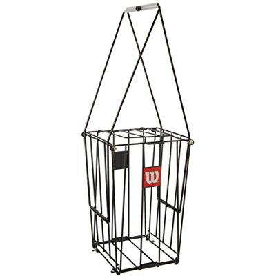 Wilson WRZ323700 Ballenverzamelmand van staal, zwart Wilson WRZ323700 Ballenverzamelmand van staal, zwart