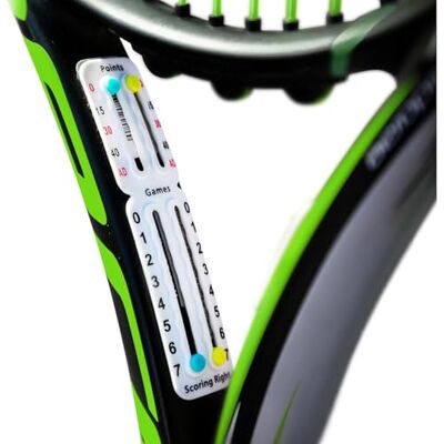 Scoring Right Draagbare scoreteller voor tennis en padel, eenvoudig te monteren prikbord voor punten, games en zinnen Scoring Right Draagbare scoreteller voor tennis en padel, eenvoudig te monteren prikbord voor punten, games en zinnen