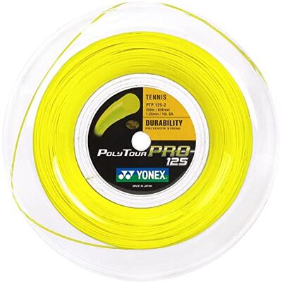 Yonex Cordaje Poly Tour Pro 125 200 MTS uniseks, meerkleurig, eenheidsmaat Yonex Cordaje Poly Tour Pro 125 200 MTS uniseks, meerkleurig, eenheidsmaat