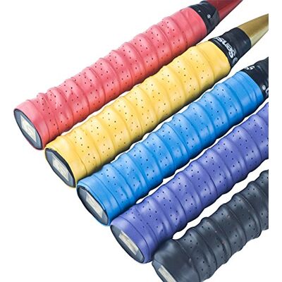 Senston Gripband Anti-slip 5 Stuks Handgreepband Greepband Overgrip Racket Grip Tape voor Tennis, Badminton Senston Gripband Anti-slip 5 Stuks Handgreepband Greepband Overgrip Racket Grip Tape voor Tennis, Badminton