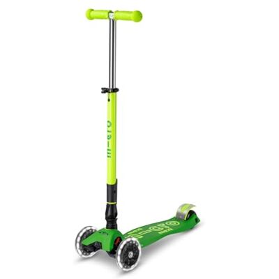 Micro Maxi Deluxe opvouwbare step met neonled, in hoogte verstelbaar, opvouwbaar, voor kinderen vanaf 5 jaar, met led-wielen en led-wielen, voor jongens en meisjes van 5 tot 10 jaar Micro Maxi Deluxe opvouwbare step met neonled, in hoogte verstelbaar, opvouwbaar, voor kinderen vanaf 5 jaar, met led-wielen en led-wielen, voor jongens en meisjes van 5 tot 10 jaar