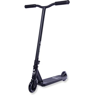 Longway Stunt Adam, robuuste step van gehard aluminium 6061 T6, ABEC 9, 110 mm wielen, flexibele rem, kickscooter, trick scooter, trick scooter, funroller, step zwart Longway Stunt Adam, robuuste step van gehard aluminium 6061 T6, ABEC 9, 110 mm wielen, flexibele rem, kickscooter, trick scooter, trick scooter, funroller, step zwart