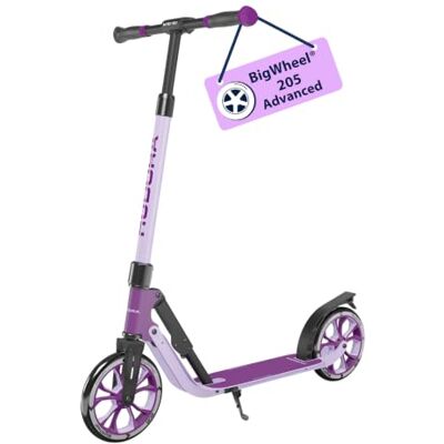 HUDORA BigWheel® 205 Advanced Scooter van aluminium, comfortabel, tot 100 kg, in hoogte verstelbaar en opvouwbaar, voor kinderen, jongeren en volwassenen HUDORA BigWheel® 205 Advanced Scooter van aluminium, comfortabel, tot 100 kg, in hoogte verstelbaar en opvouwbaar, voor kinderen, jongeren en volwassenen