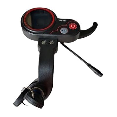 HUTBUVEAW Gaskilometerteller ZQ-100 met sleutelschakelaar, versnellingsmeter met instelbare snelheid, 6-polige weergave voor elektrische scooter HUTBUVEAW Gaskilometerteller ZQ-100 met sleutelschakelaar, versnellingsmeter met instelbare snelheid, 6-polige weergave voor elektrische scooter