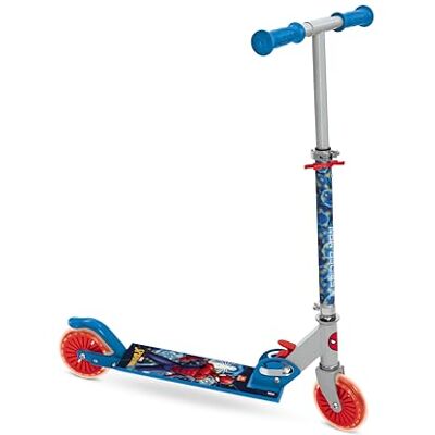 Mondo Toys SPIDER-MAN MARVEL ALU SCOOTER 2 wielen opvouwbare aluminium step met extra grip voetsteun en verstelbaar stuur voor kinderen Mondo Toys SPIDER-MAN MARVEL ALU SCOOTER 2 wielen opvouwbare aluminium step met extra grip voetsteun en verstelbaar stuur voor kinderen