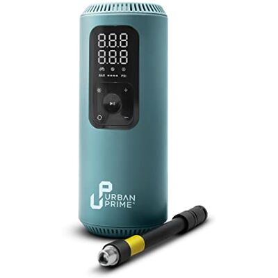 PRiME , Draagbare elektrische luchtcompressor Draagbare compressor voor fietsen, motorfietsen, scooters, ballen, met druksensor, geïntegreerd ledlicht PRiME , Draagbare elektrische luchtcompressor Draagbare compressor voor fietsen, motorfietsen, scooters, ballen, met druksensor, geïntegreerd ledlicht