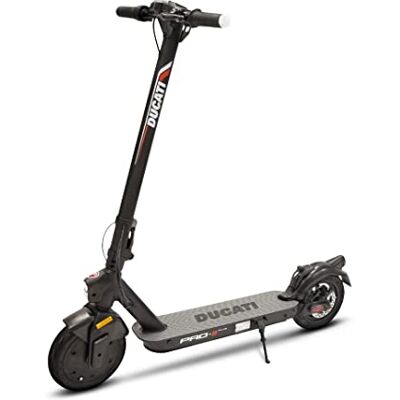 Ducati Pro-II Plus Elektrische step met geïntegreerde richtingsaanwijzers, elektrische rem en schijf, 350 W motor, 10 inch wielen, zwart, 116 x 19 x 115 cm, 15,5 kg Ducati Pro-II Plus Elektrische step met geïntegreerde richtingsaanwijzers, elektrische rem en schijf, 350 W motor, 10 inch wielen, zwart, 116 x 19 x 115 cm, 15,5 kg